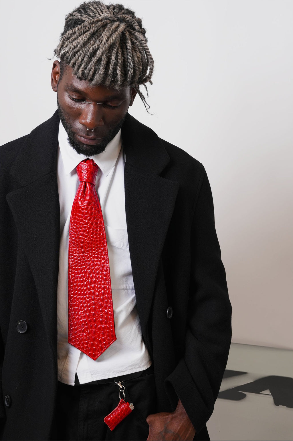 Cravate Cerise Exotique