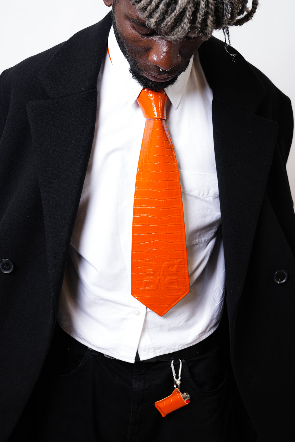 Cravate Abricot Exotique