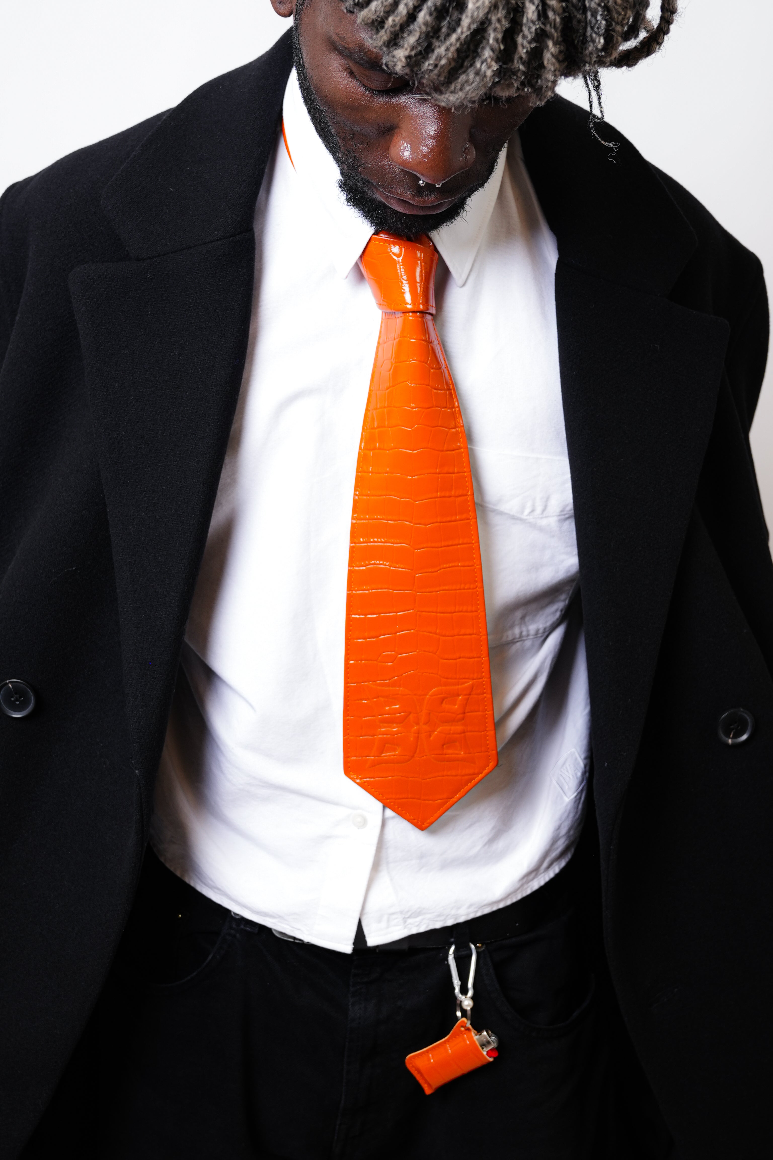 Cravate Abricot Exotique