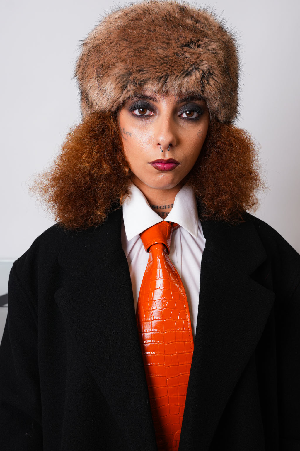 Cravate Abricot Exotique